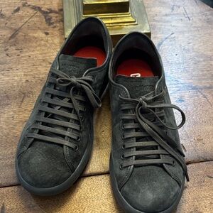 Camper: Men's Black Suede Sneakers
